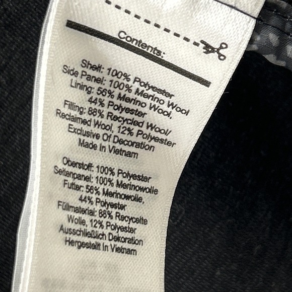 Smartwool Insulated Vest Women's Small Hooded Wool Polyester Full Zip Black - Picture 8 of 9